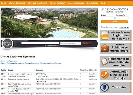 Bolsa de Empleo Institucional, servicio gratuito para estudiantes y egresados Bonaventurianos
