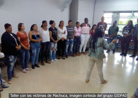 Taller con las víctimas de Machuca