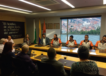 Directivos celebran victoria de los deportistas Bonaventurianos