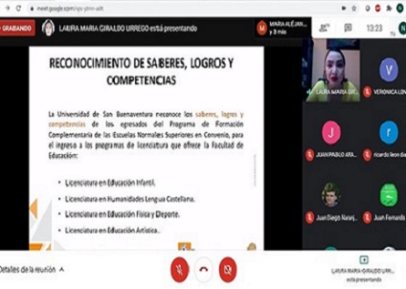 La U estuvo de gira virtual por las Escuelas Normales de Antioquia