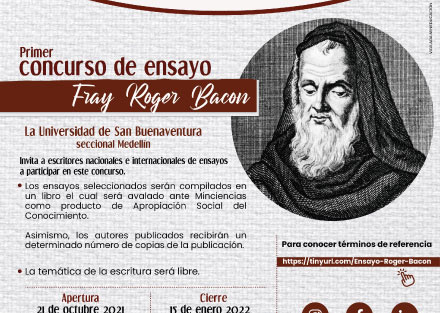 Resultados del I Concurso de ensayo Roger Bacon de la Editorial Bonaventuriana