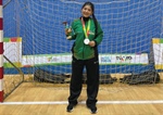 Estudiante de Psicología Armenia logra medalla de plata en los Juegos Nacionales de Balonmano Femenino